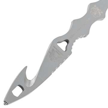 Benchmade - SOCP 179 Rescue Tool with Black Sheath, Hook, Oxygen Wrench, and Carbide Glass Breaker (179GRY)