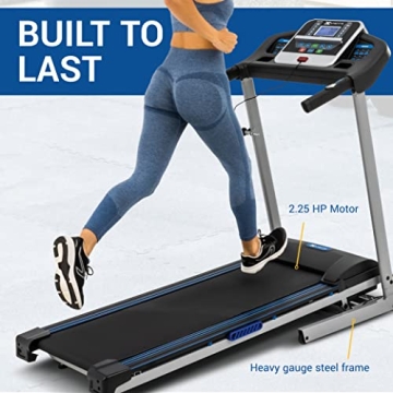 Compact XTERRA Folding Treadmill for Home Fitness