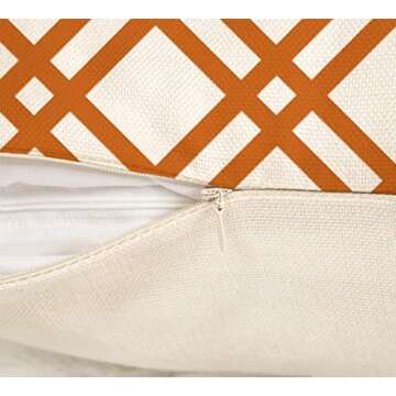 Cozy Fall Pillow Covers Set of 4 for Home Decor