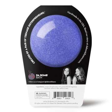 Da Bomb Bath F Bomb Lavender Bath Bomb, 7oz
