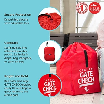 J.L. Childress Gate Check Bag for Car Seats - Travel Safe