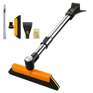 Helloleiboo Extendable Ice Scraper & Snow Brush