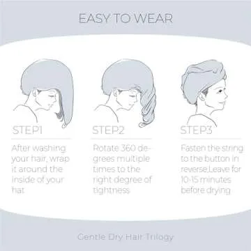 MaopaoBeauty Super Absorbent Microfiber Hair Towel