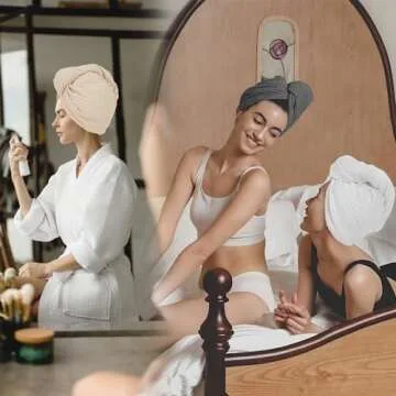 MaopaoBeauty Super Absorbent Microfiber Hair Towel