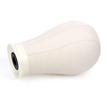 22" Canvas Block Head Mannequin Head Wig Display Styling Head With Mount Hole (22")