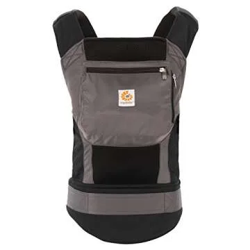 Ergobaby Ergonomic Multi-Position Original Baby Carrier with Cool Air Mesh (7-45 Pounds), Charcoal Grey