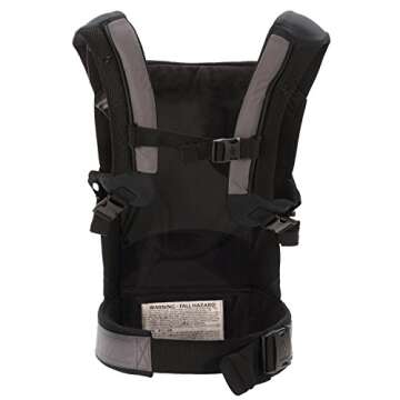 Ergobaby Ergonomic Multi-Position Original Baby Carrier with Cool Air Mesh (7-45 Pounds), Charcoal Grey