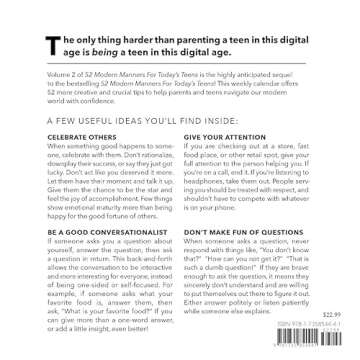 52 Modern Manners for Today's Teens Vol. 2