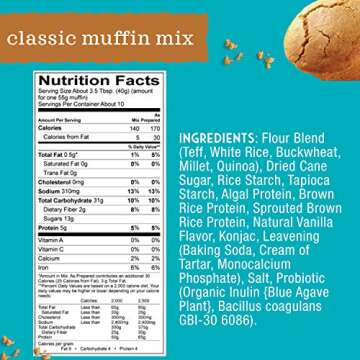 Enjoy Life Baking Mixes - Soy-Free, Nut-Free, Gluten-Free Muffin Mix, 14.5 Ounce Box