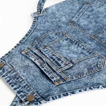 Jeanerlor Cotton Denim Apron - Durable & Stylish Apron