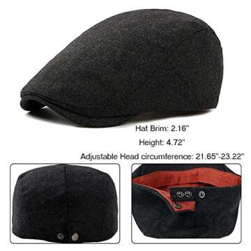 CHUANGLI 1920S Mens Great Gatsby Accessories Set Roaring 20s 30s Retro Gangster Costume