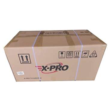 X-PRO Thunder 40 ATV 4 Wheelers 40cc ATV Quads Quad (Hot Rod Flame)