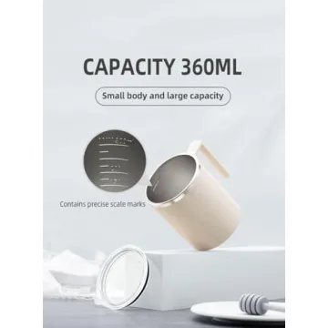 Electric Mixing Coffee Mug for Effortless Stirring