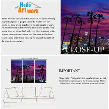 Stunning Los Angeles Canvas Art - Perfect for Any Room