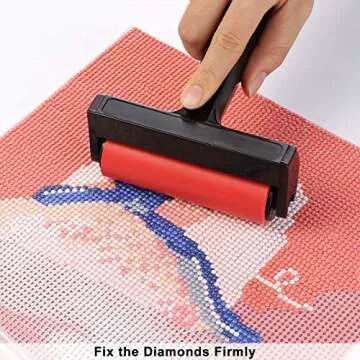 22 Pieces 5D Diamonds Painting Tools and Accessories Kits with Diamond Painting Roller and Diamond Embroidery Box for Adults or Kids