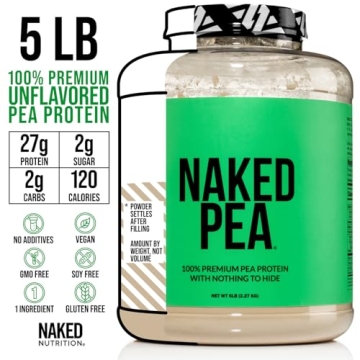 Naked Pea Protein Powder - Pure Vegan Protein from North America