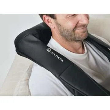 InvoSpa Shiatsu Neck and Back Massager for Pain Relief