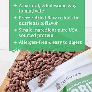 Dr. Harvey's Freeze-Dried Rabbit Bites for Dogs
