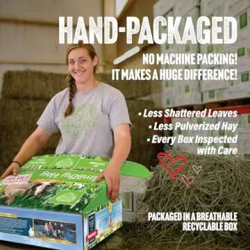 Small Pet Select 1st Cut Timothy Hay Pet Food for Rabbits, Guinea Pigs, and other Small Animals, Easy to Store Box, 5 LB