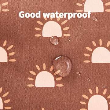 HappyFlute 3 Set Wet Bag Storage Bag Waterproof Washable Travel Bags, Beach, Pool, Gym Bag for Swimsuits & Wet Clothes (Sun)