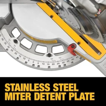 Lightweight DEWALT 20V MAX Cordless Miter Saw for Professionals