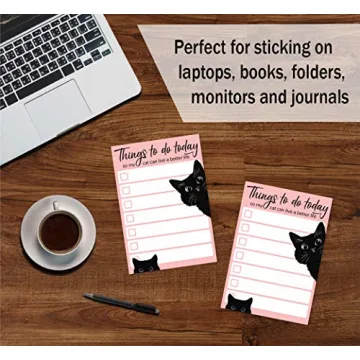 Funny Cat Sticky Notes For Cat Lovers | Daily To-Do List