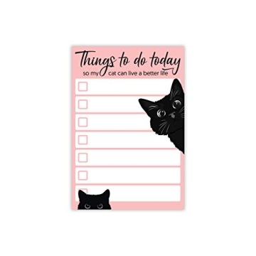 Funny Cat Sticky Notes For Cat Lovers | Daily To-Do List