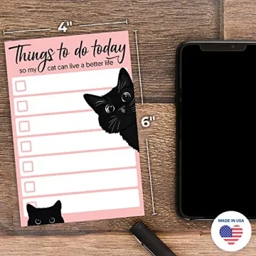 Funny Cat Sticky Notes For Cat Lovers | Daily To-Do List