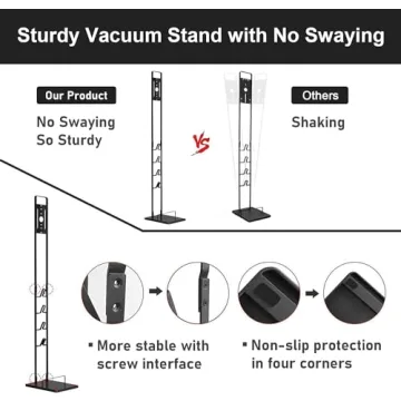 Foho Vacuum Stand for Dyson V Series – No Drill Needed