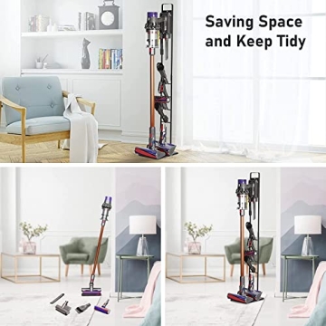 Foho Vacuum Stand for Dyson V Series – No Drill Needed