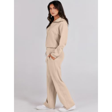 Trendy ANRABESS 2 Piece Women Sweatsuit Set for Fall