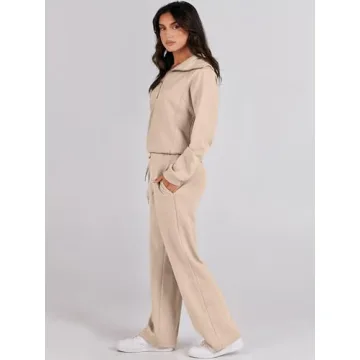 Trendy ANRABESS 2 Piece Women Sweatsuit Set for Fall