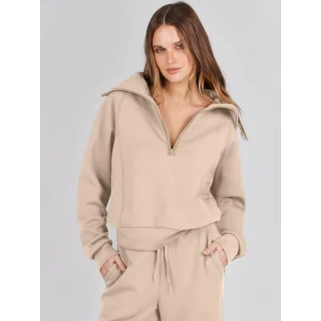Trendy ANRABESS 2 Piece Women Sweatsuit Set for Fall