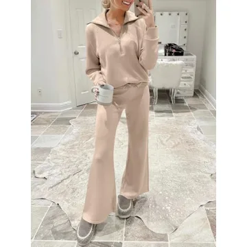 Trendy ANRABESS 2 Piece Women Sweatsuit Set for Fall