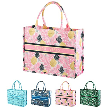 Beach Tote Bags Summer Travel Necessities for Vacation Trip Cruise Essentials Accessories Stuff Swim...