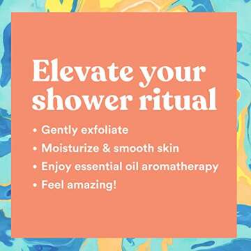 ASUTRA Dead Sea Salt Essential Oil Body Scrub Exfoliator (Vitamin C), 16 oz - Ultra Hydrating, Gentle, & Moisturizing - Coconut, Sweet Orange, Grapefruit, and Lemon Oils – Pink Himalayan Salt