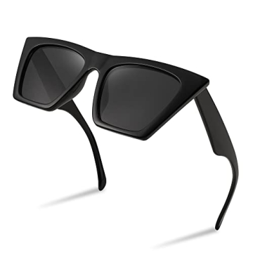 Trendy FEISEDY Cat Eye Sunglasses with UV400 Protection