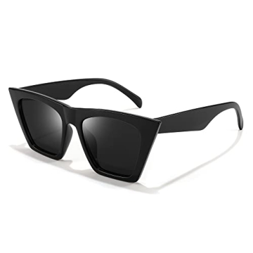 Trendy FEISEDY Cat Eye Sunglasses with UV400 Protection