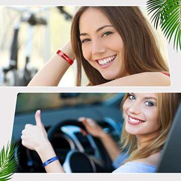 Lewtemi 12 Pcs Colorful Aluminum Stamping Bracelet Blanks