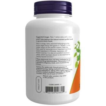 Now Foods Kelp, 150mcg of Natural Iodine, 200 Tablets