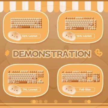 Akko Bun Wonderland Keycaps, MOG Profile 138-Key Set