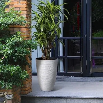 Stylish Worth Garden 21" Tall Planters - Durable & Elegant