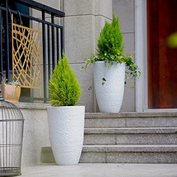 Stylish Worth Garden 21" Tall Planters - Durable & Elegant