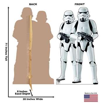 Cardboard People Stormtroopers Life Size Cardboard Cutout Standup - Rogue One: A Star Wars Story