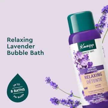 Kneipp Relaxing Lavender Aromatherapy Bubble Bath - 13.5 fl oz - Up to 8 Baths