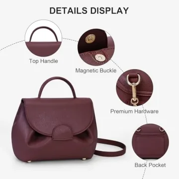 Luxurious Small Top Handle Bag for Fashionable Women
