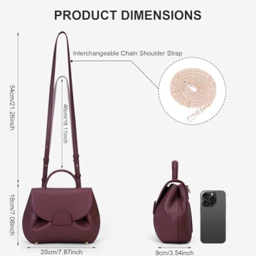 Luxurious Small Top Handle Bag for Fashionable Women