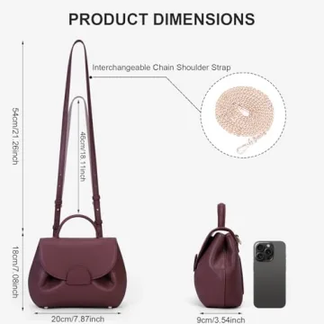 Luxurious Small Top Handle Bag for Fashionable Women