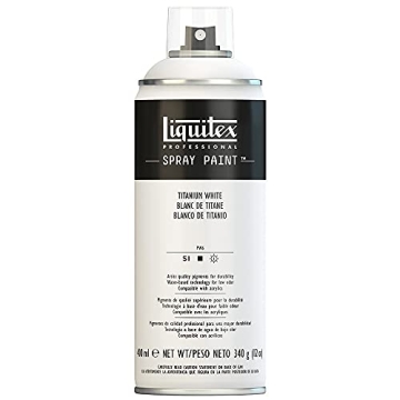 Liquitex Professional Spray Acrylic Paint, 12-oz (400ml) - Matte Finish, Titanium White