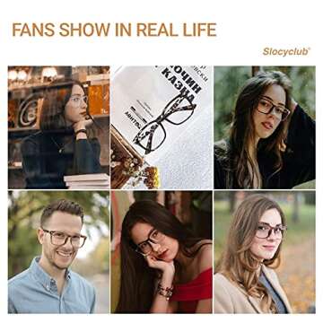 Stylish Slocyclub Blue Light Blocking Glasses for Everyone